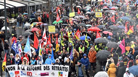 Protesters march against Macron’s plan to raise pension age